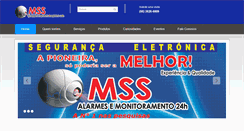 Desktop Screenshot of mssalarmes.com.br