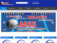 Tablet Screenshot of mssalarmes.com.br